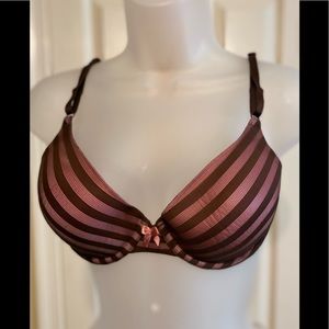 Inspirations by Maidenform - Woman’s brown & plum color underwire padded…